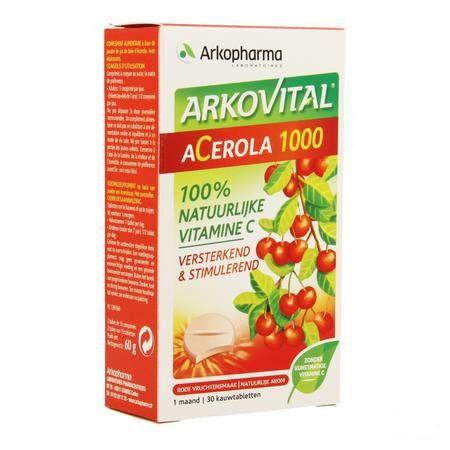 Arkovital Acerola 1000 Tube Tabletten 2x15  -  Arkopharma