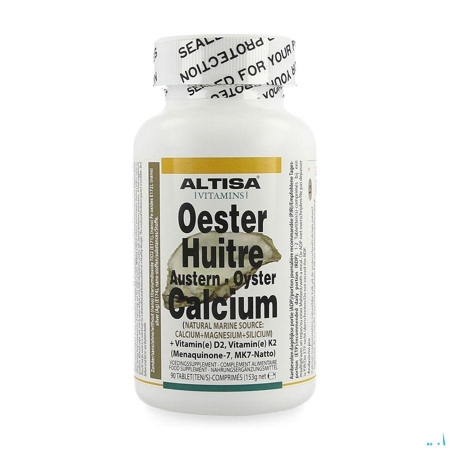Altisa Ca Oester + D2 + K2 Tabletten 90  -  Dieximport