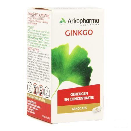 Arkocaps Ginkgo Biloba Plantaardig 45  -  Arkopharma