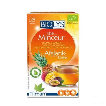 Biolys Guarana Gr. Thee Exotisch Vruchten Zakje 24  -  Tilman