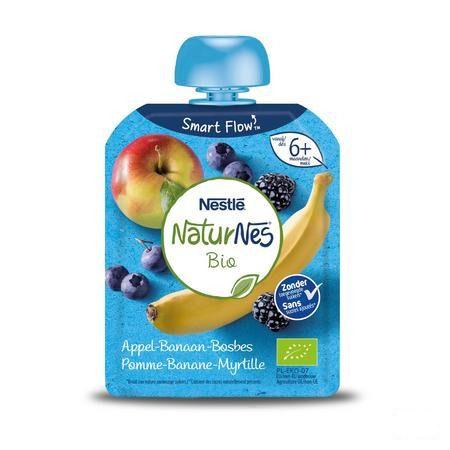 Naturnes Bio Appel Banaan Braambes Bosbes 90 gr  -  Nestle