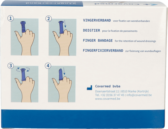 Finger Bob Large Bleu 50 Covarmed