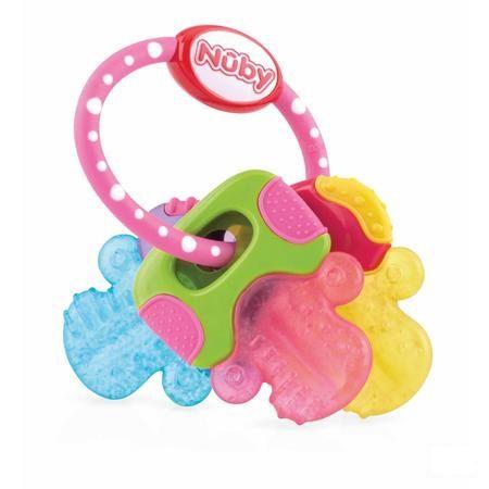 Nuby Koelbijtsleutels Roze 3m +   -  New Valmar