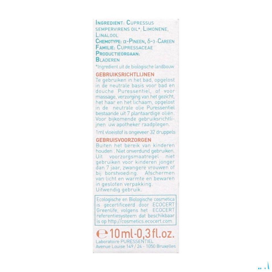 Puressentiel Eo Cipres Bio Expert Essentiele Olie 10 ml  -  Puressentiel
