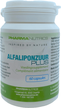 Alfa Liponzuur Plus V-Capsule 60 Pharmanutrics  -  Pharmanutrics