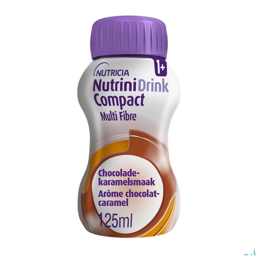 Nutrinidrink Compact Mult Fibre Chocosmaak 4X125 ml  -  Nutricia
