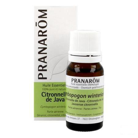 Citronnelle Van Java Essentiele Olie 10 ml  -  Pranarom