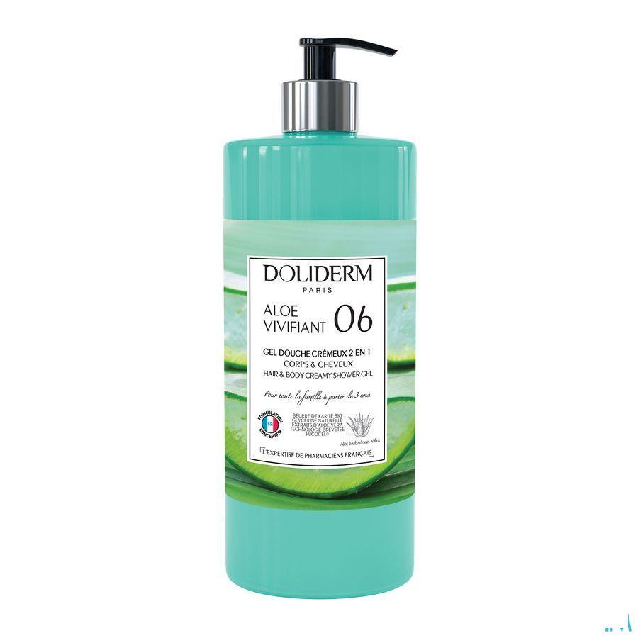 Doliderm Gel Douche 2En1 Aloe Vivifiant Flpompe 1L