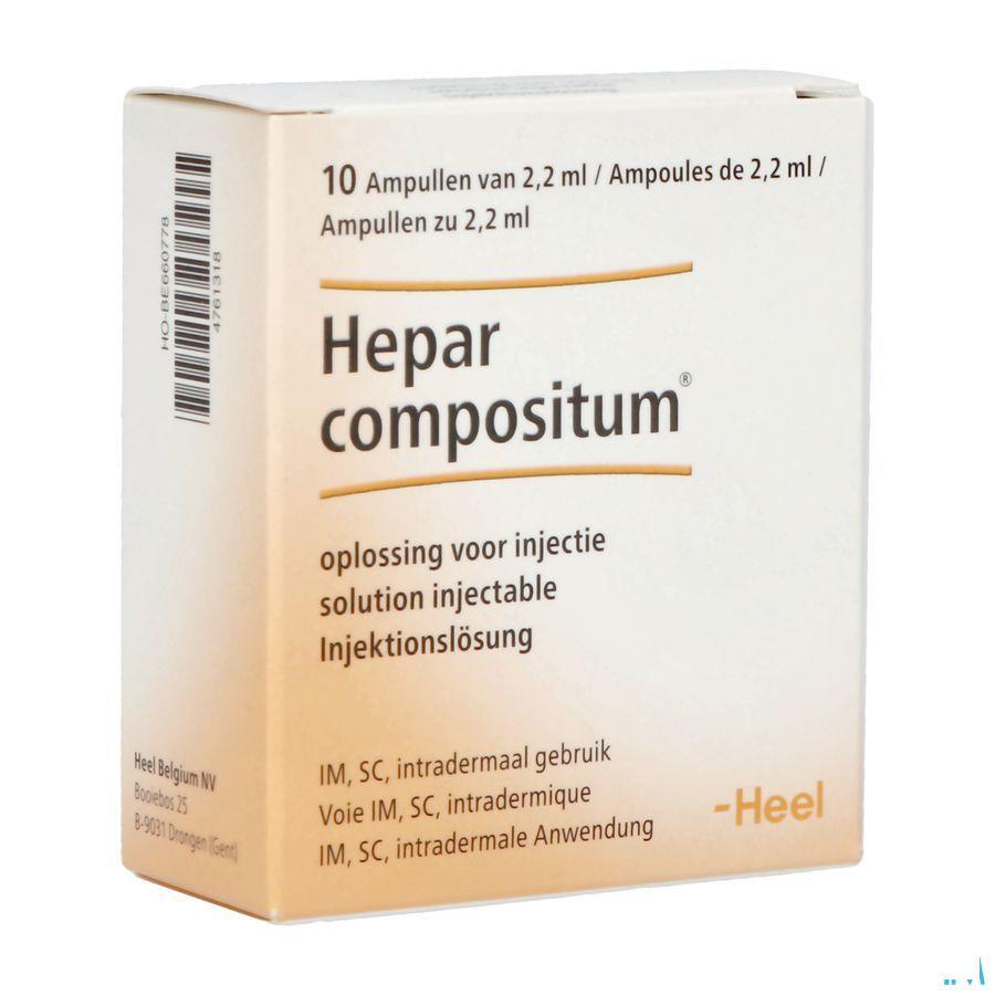 Hepar Compositum Opl Inj Amp 10 x 2,2 ml