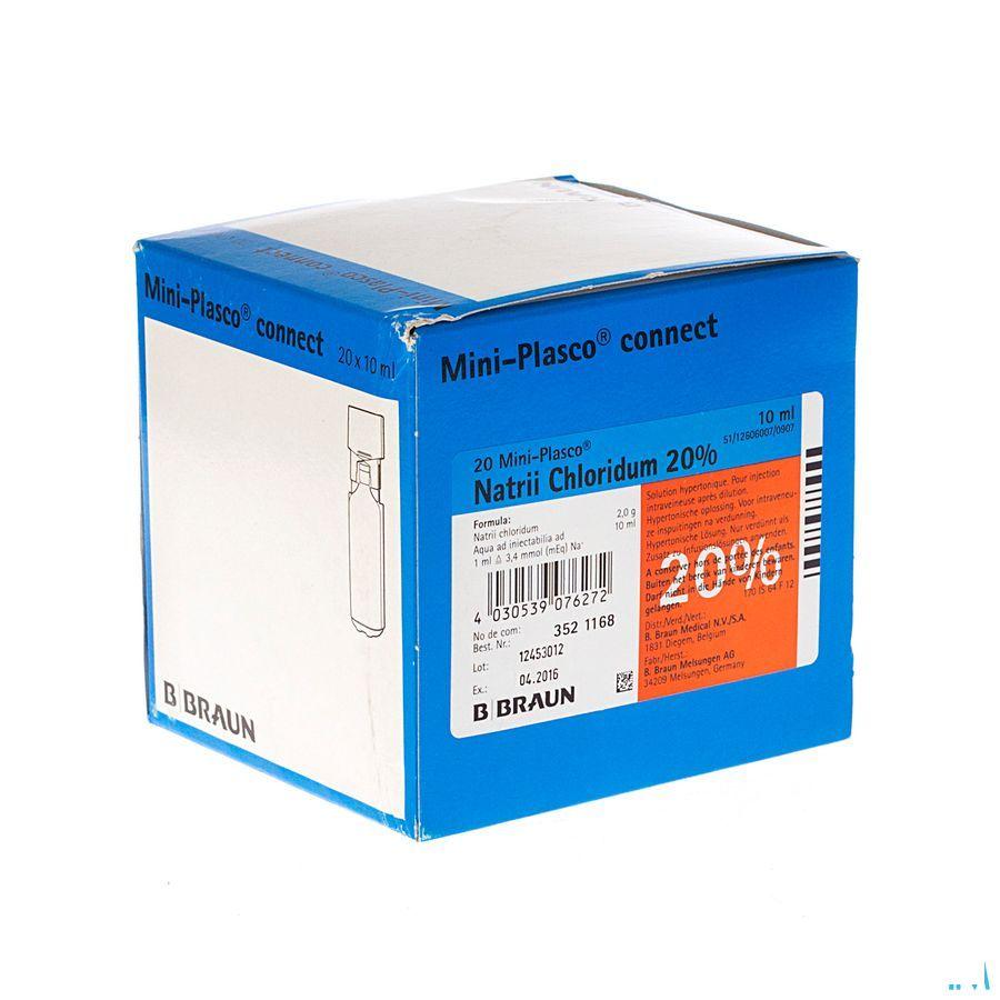 Mini Plasco Nacl 20 % 20 X 10 ml