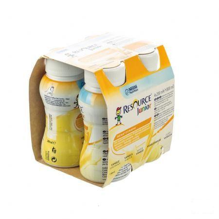 Resource Junior Vanille 4x200 ml  -  Nestle