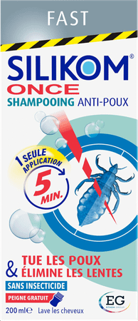 Silikom Once Shampoo Tegen Luizen & Neten 200 ml  -  EG