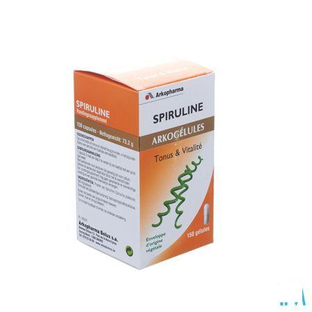Arkogelules Spirulina Vegetal 150  -  Arkopharma 