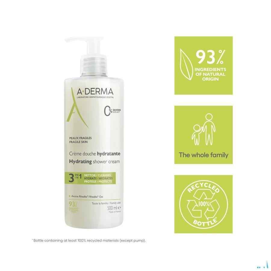 Aderma Indisp. Creme Douche Hydratante 500 ml
