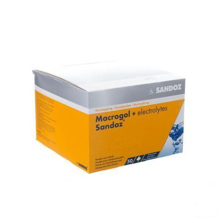 Macrogol + Electr Sandoz Poeder Ciroensmaak 50x13,7g 