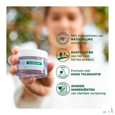 Klorane Gezicht Korenbloem Watercreme 50 ml