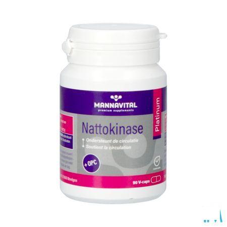 Mannavital Nattokinase Platinum + OPC V-Caps 90