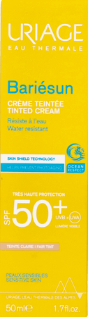 Uriage Bariesun Creme Teintee Ip50+ Clair 50 ml