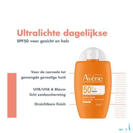 Avene Sol Spf50 Ultra Fluid Invisible 50 ml