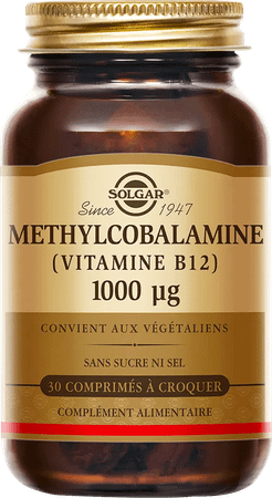 Solgar Methylcobalamin Vit. B 12 Comp 30X1000Mcg  -  Solgar Vitamins