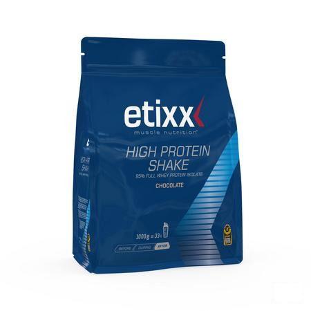 Etixx High Protein Shake Chocolate Poeder 1000 gr 