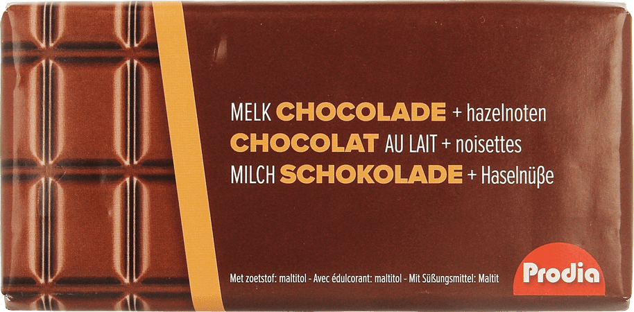 Prodia Chocolade Melk Noten 85 gr  -  Revogan