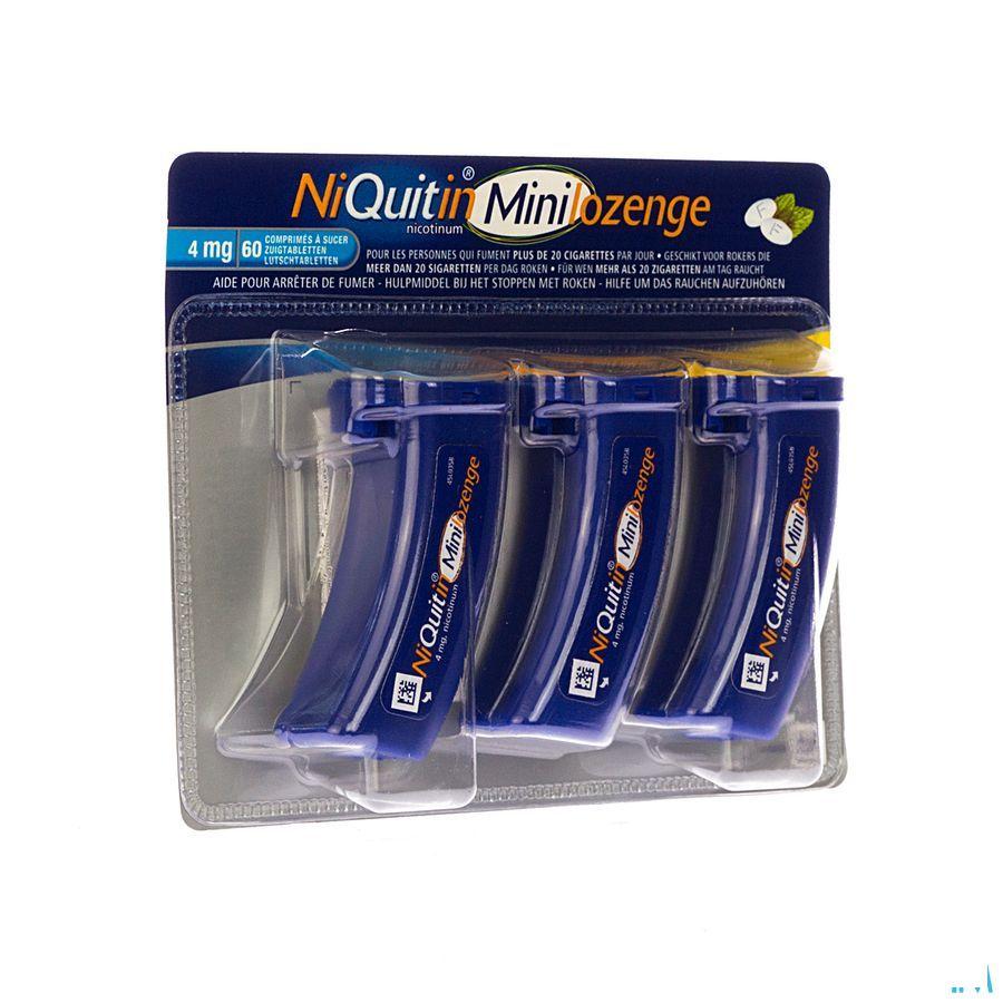 Niquitin 4,0 mg Minilozenge Comprimes A Sucer 60