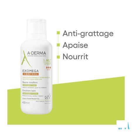 Aderma Exomega Control Baume Emollient 400 ml  -  Aderma