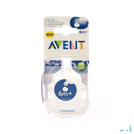 Philips Avent Zuigspeen Classic Dikkere Pap Sil 2 Scf636/27  -  Bomedys