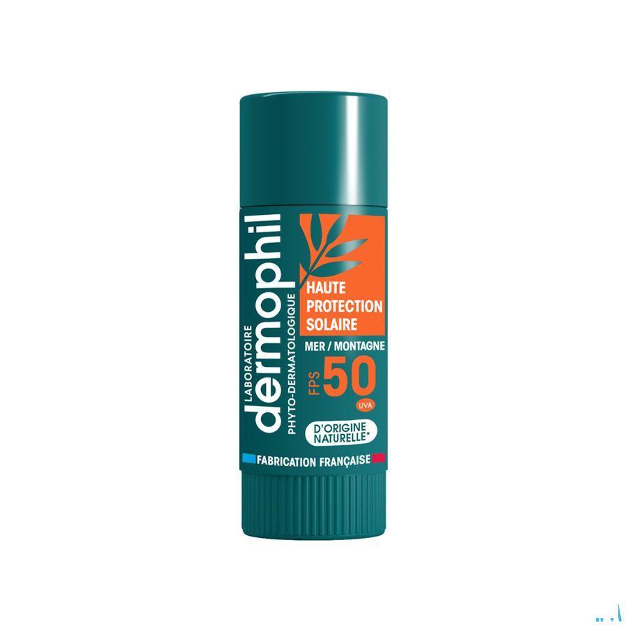 Dermophil Hoge Zonnebescherm. Lippen Ip50 Stick 4 gr