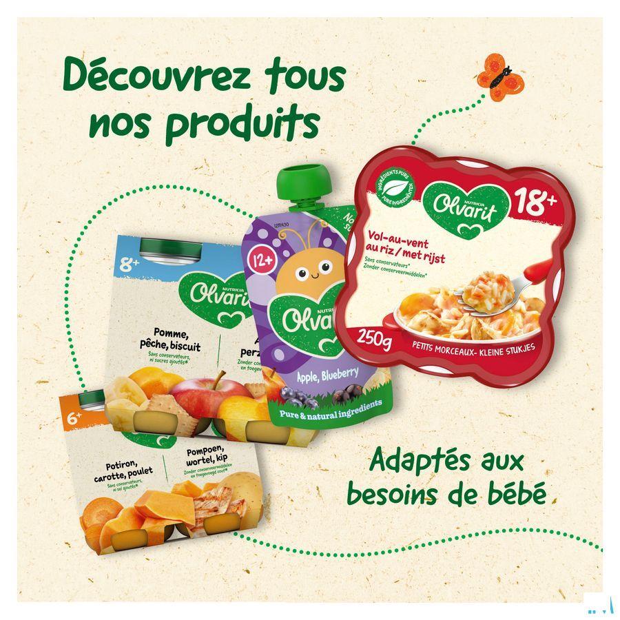 Olvarit Pasta Bolognaise 2x200 gr 8m06  -  Nutricia