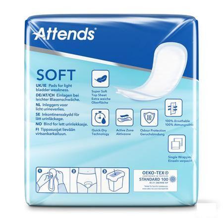 Attends Soft 3 Extra Plus Inleg Anatom. 1x10