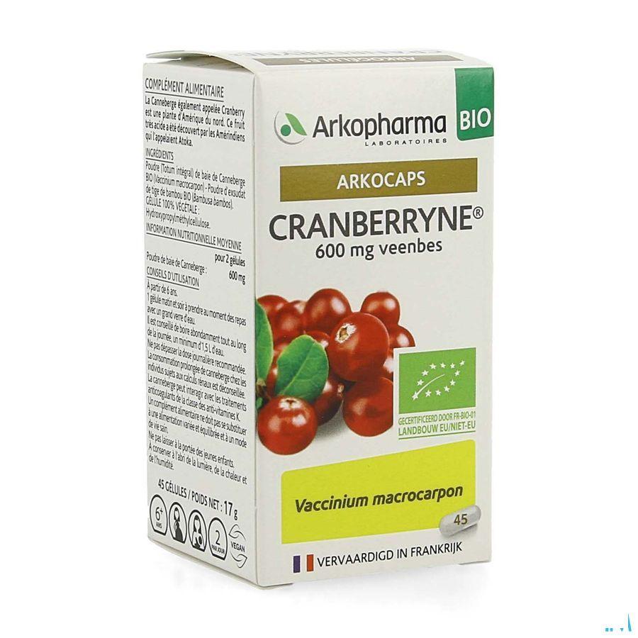 Arkocaps Cranberryne Bio Caps 45  -  Arkopharma