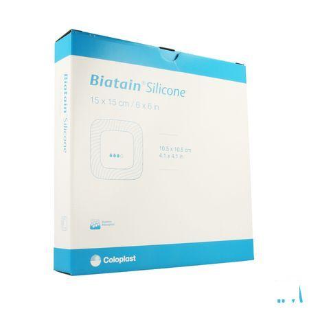 Biatain Silicoon Schuimverb 15,0x15,0cm 5 33437  -  Coloplast