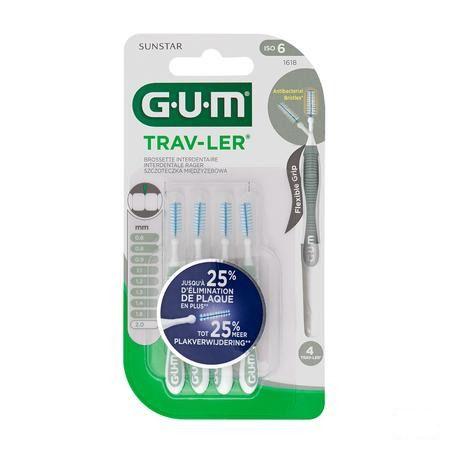 Gum Trav-ler Brosse Interdent 2,0mm 4 1618m4