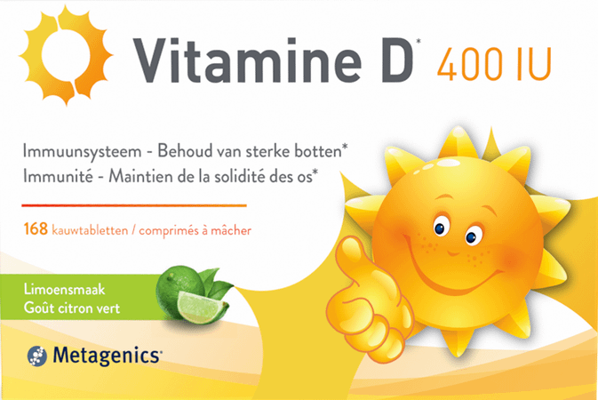 Vitamine D 400Ie Metagenics Kauwtabl 168