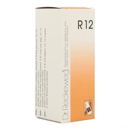 Reckeweg Dr. R12 Druppels 50 ml  -  Nut-Hom-Phyt