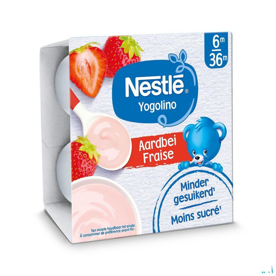 Nestle Yogolino Strawberry 4x100 gr  -  Nestle