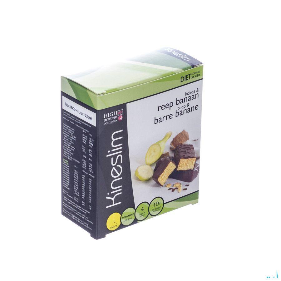 Kineslim Reep Kokos-banaan 4x36g  -  Ocebio
