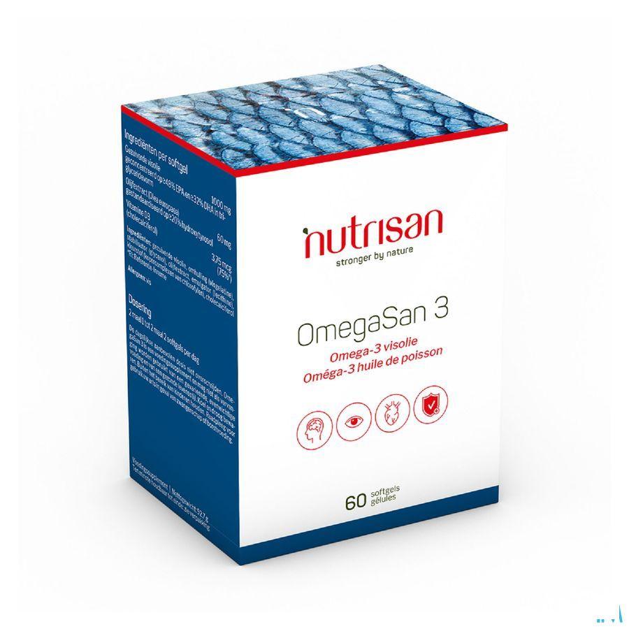 Omegasan 3 60 Softgels   -  Nutrisan