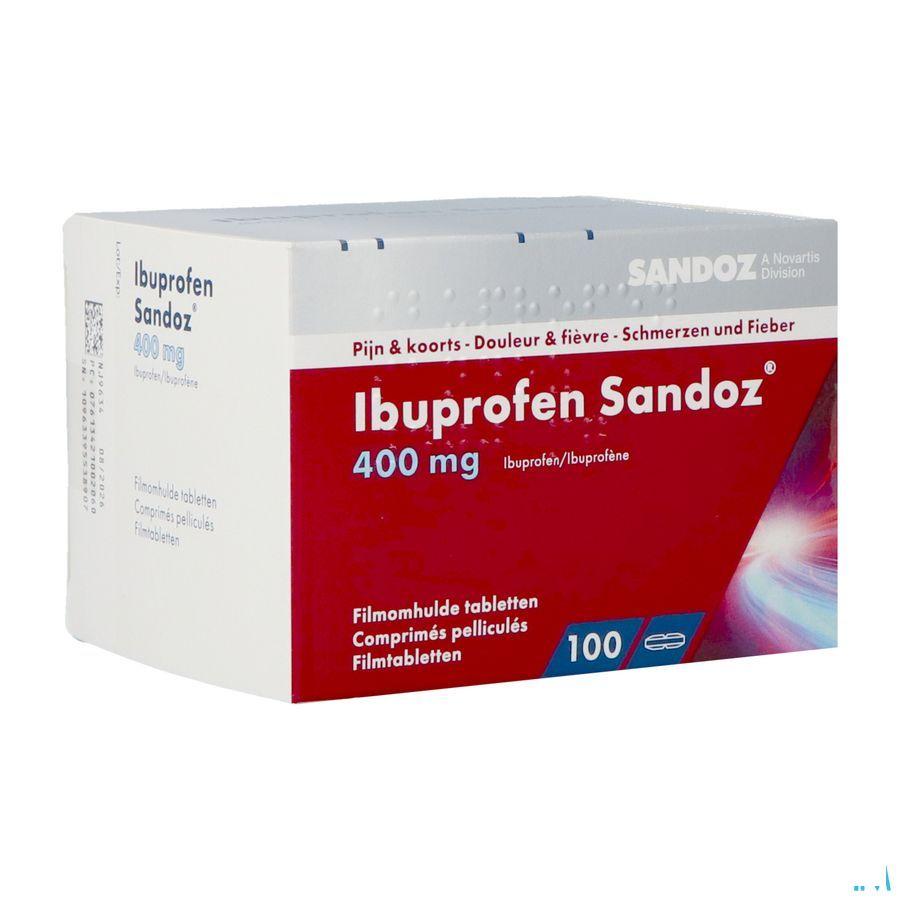 Ibuprofen Sandoz 400 mg Tabletten Pell 100x400 mg