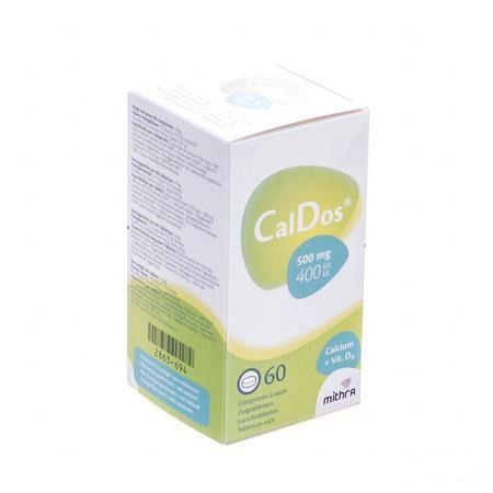 Caldos Mithra 500 mg/10 µg Comprimes A Sucer-croquer 60 