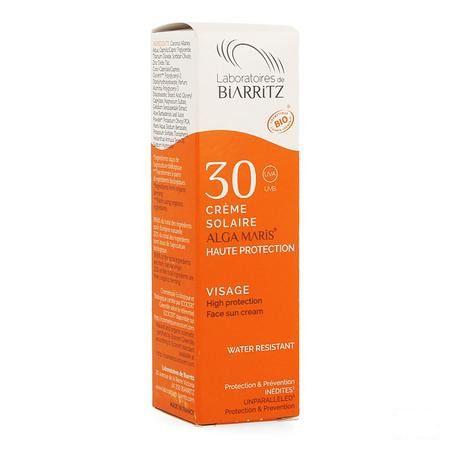 Alga Maris Creme Solaire Visage Ip30 50 ml  -  Lab. De Biarritz