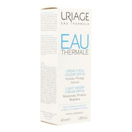 Uriage Thermaal Water Creme Licht Water Ip20 40 ml