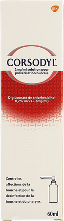 Corsodyl 2 mg/ml Spray