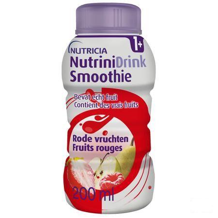 Nutrinidrink Smoothie Rode Vruchten Flacon 200 ml  -  Nutricia