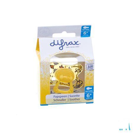 Difrax Fopspeen Natural 6 + M  -  Difrax