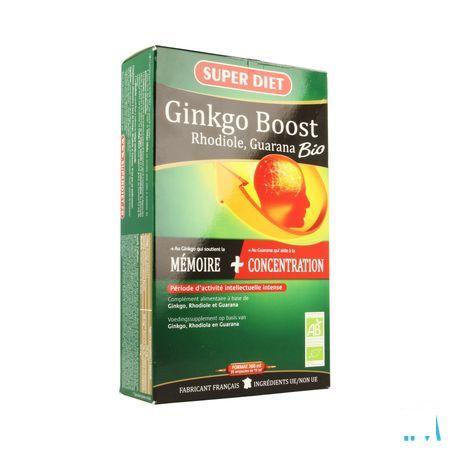 Super Diet Ginkgo Boost Bio Ampoule 20  -  Superdiet Laboratoires