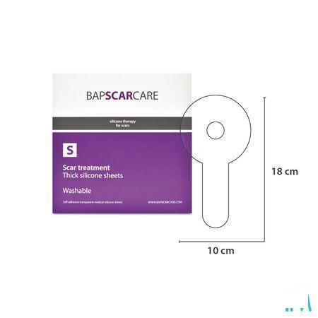 Bap Scar Care S SilicoonVerband Adh Diam.10 x 18 2 Paar