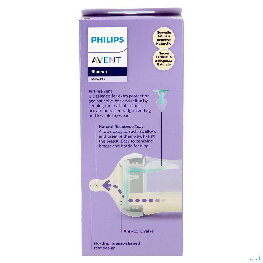Philips Avent Natural Airfree Biberon Ours 260 ml